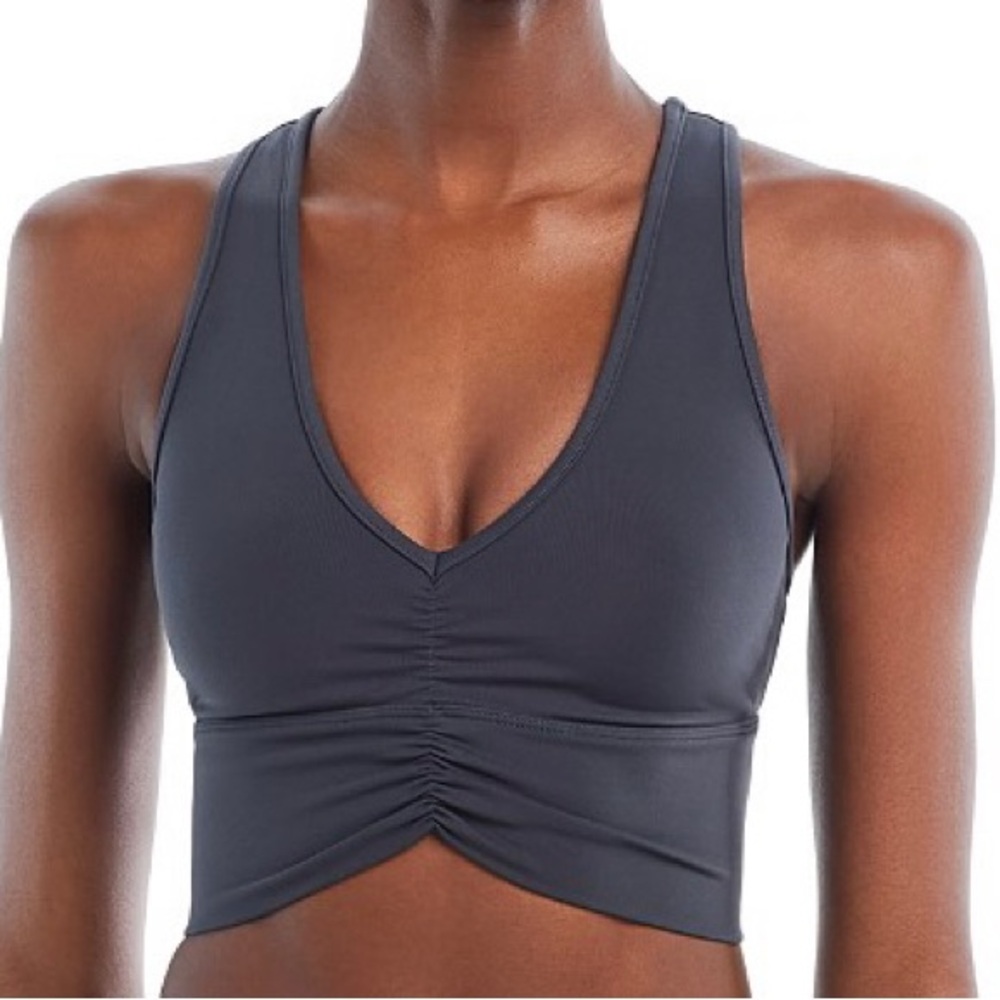 Alo Yoga Wild Thing top in Anthracite